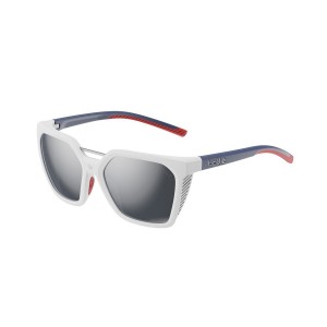 Bollé ASTERIA Lifestyle Sunglasses White Blue Red Matte | 019425-RHC