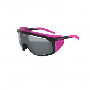 Bollé CHRONOSHIELD Sport Sunglasses MT Black Matte Pink Heritage | 391026-DSC