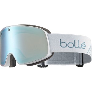 Bollé NEVADA Ski Goggles White Metallic Blue Matte | 648573-DLT