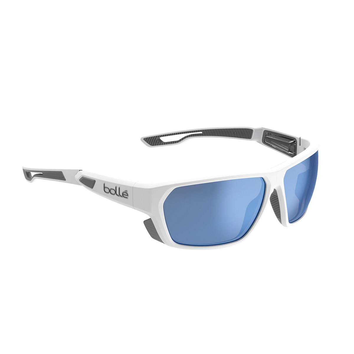 Bollé AIRFIN Sport Sunglasses White Matte Grey | 549207-BLD