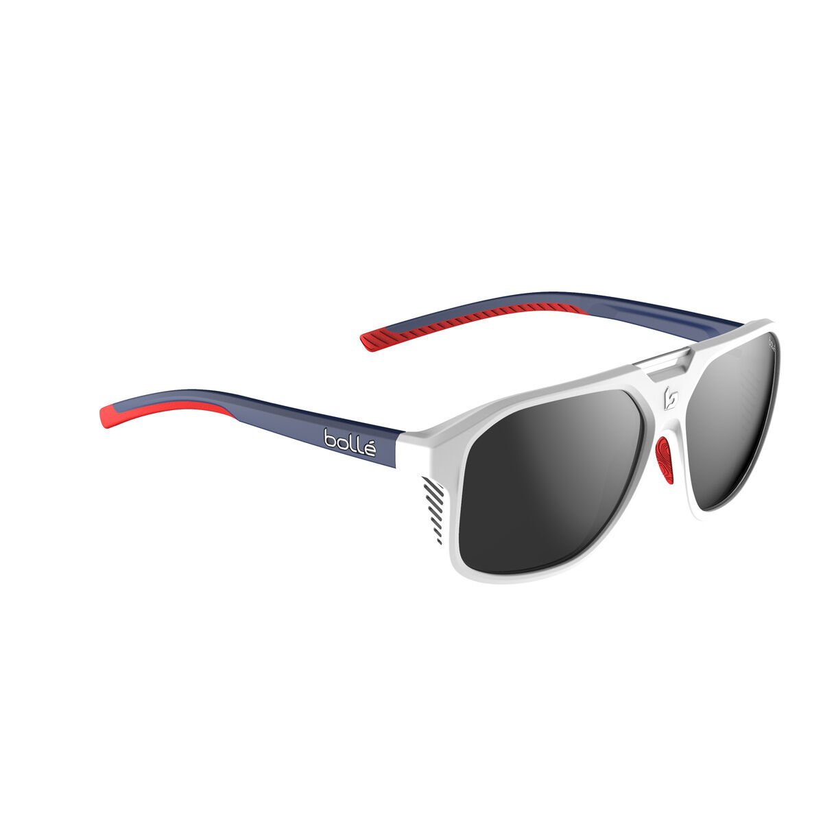 Bollé ARCADIA Lifestyle Sunglasses White Blue Red Matte | 981572-HLX