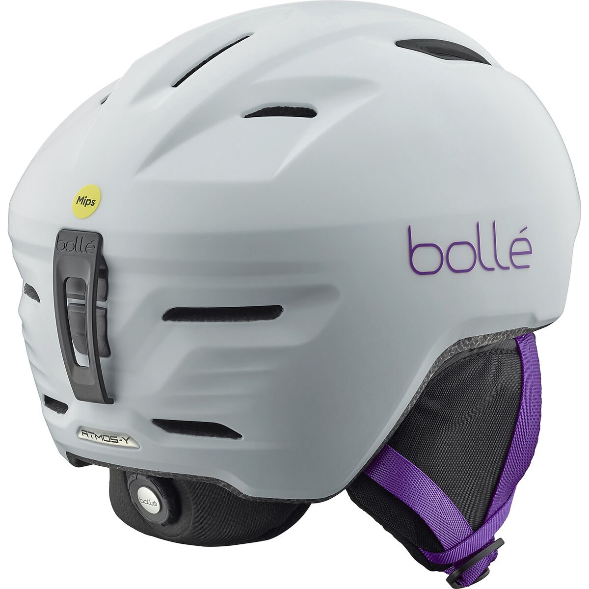 Bollé ATMOS YOUTH MIPS Ski Helmets White Purple Matte | 163958-ARC