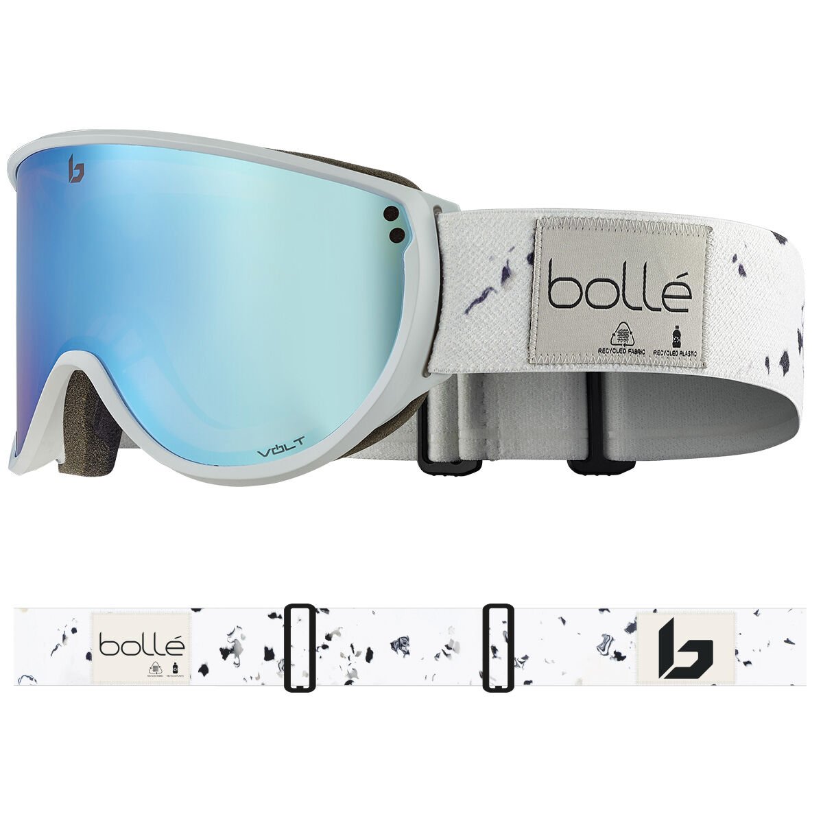 Bollé BLANCA Ski Goggles Ice White Matte | 628507-BJW