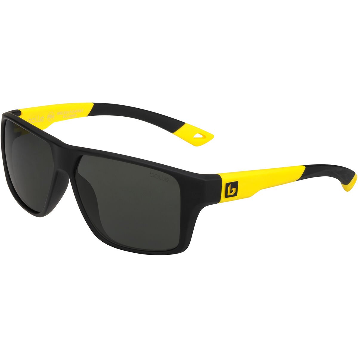 Bollé BRECKEN FLOATABLE Lifestyle Sunglasses Black Yellow Matte | 236108-CAJ