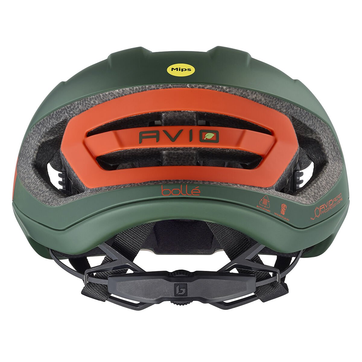 Bollé ECO AVIO MIPS Bike Helmets Green Orange Matte | 760285-MAO