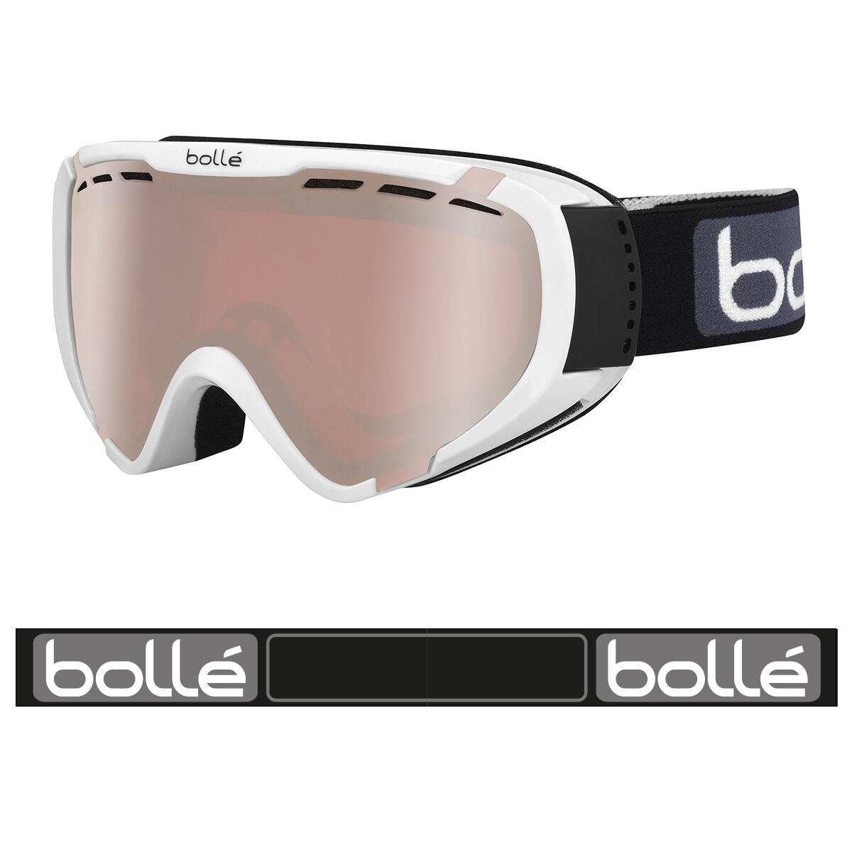 Bollé EXPLORER OTG Ski Goggles White Shiny | 349017-BAS