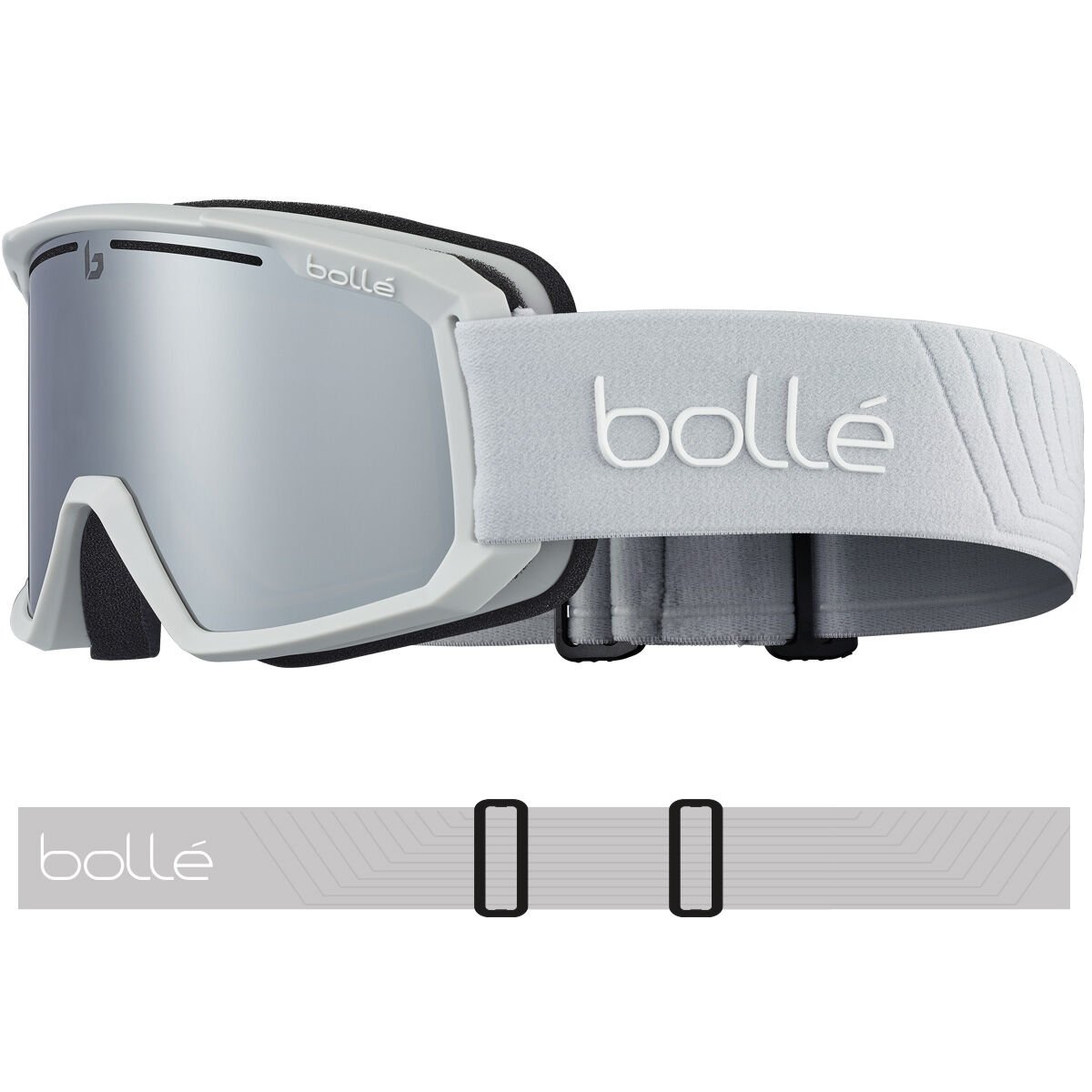 Bollé MADDOX Ski Goggles Lightest Grey Matte | 264583-VJC