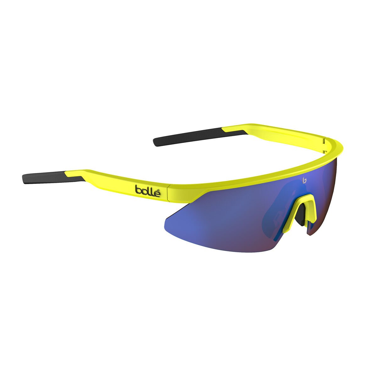 Bollé MICRO EDGE Sport Sunglasses Acid Yellow Matte | 971385-KRN