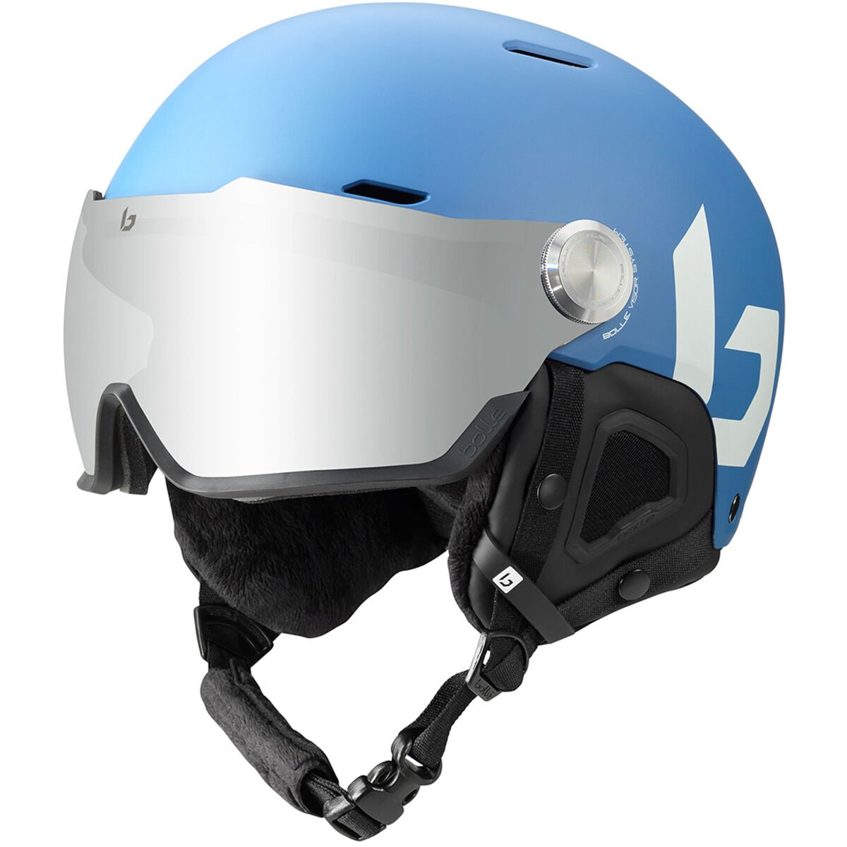 Bollé MIGHT VISOR Ski Helmets Yale Blue Matte | 327068-CZO