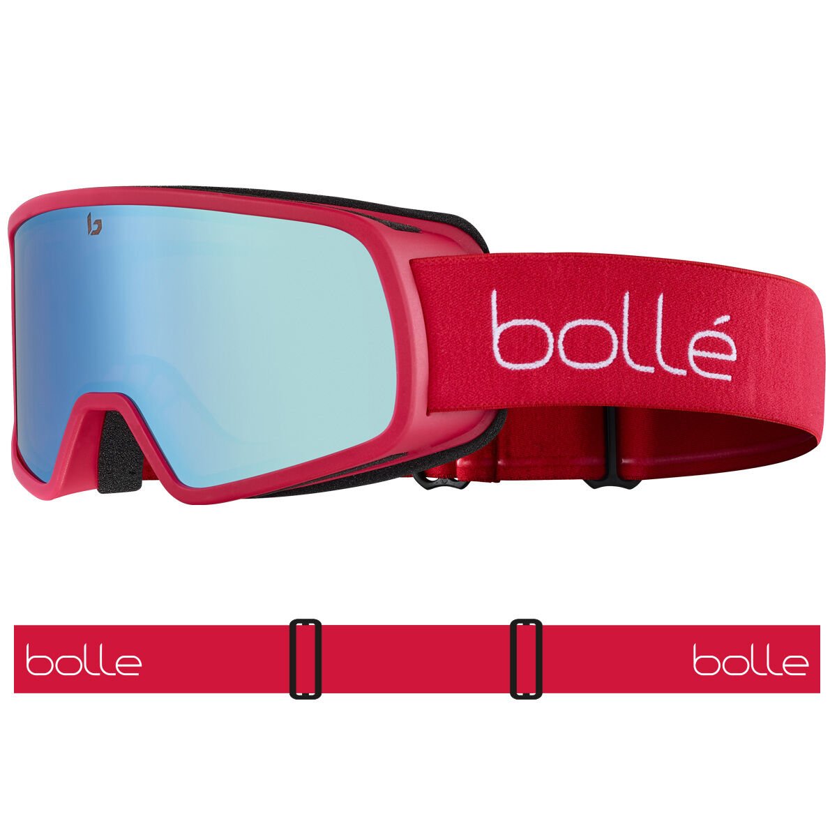 Bollé NEVADA JR Ski Goggles Carmine Red Matte | 386192-ZFD