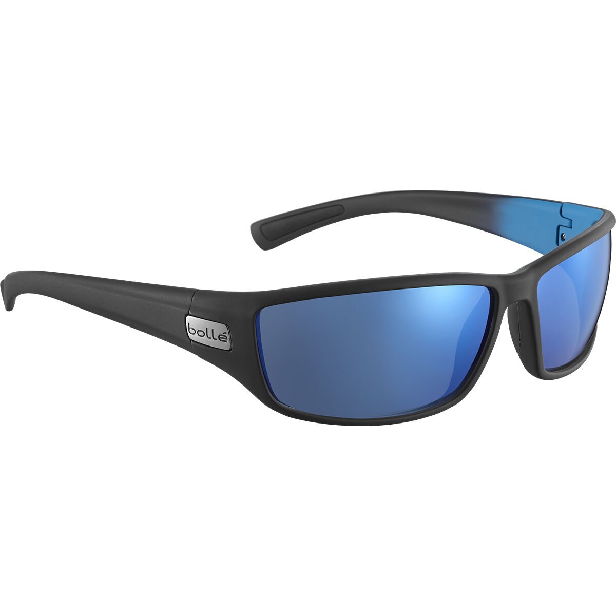 Bollé PYTHON Sport Sunglasses Black Blue Matte | 513827-PKS