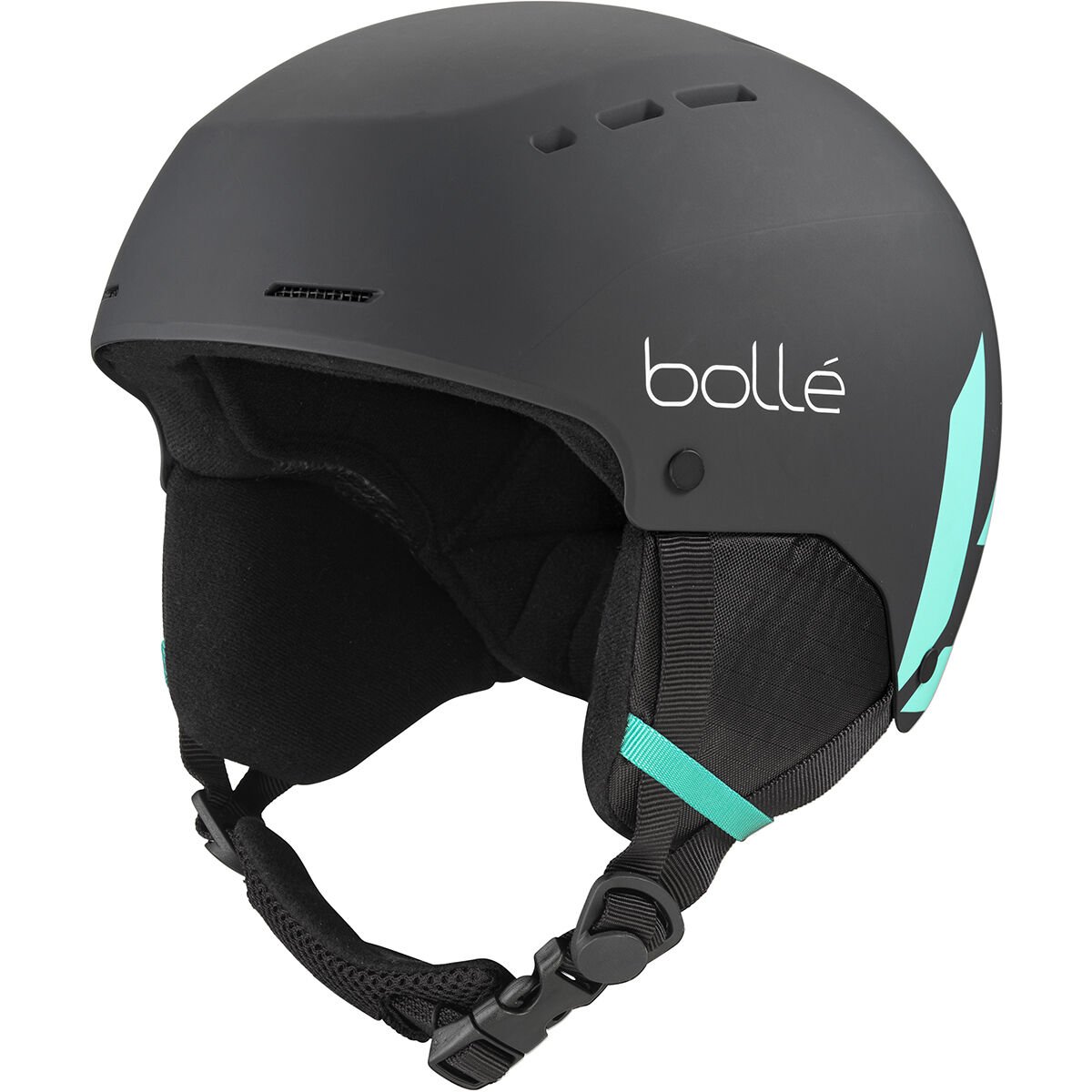 Bollé QUIZ Ski Helmets Black Green Matte | 164082-DHB