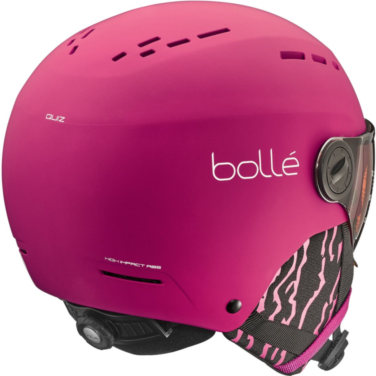 Bollé QUIZ VISOR Ski Helmets Hot Pink Matte | 761350-NOC