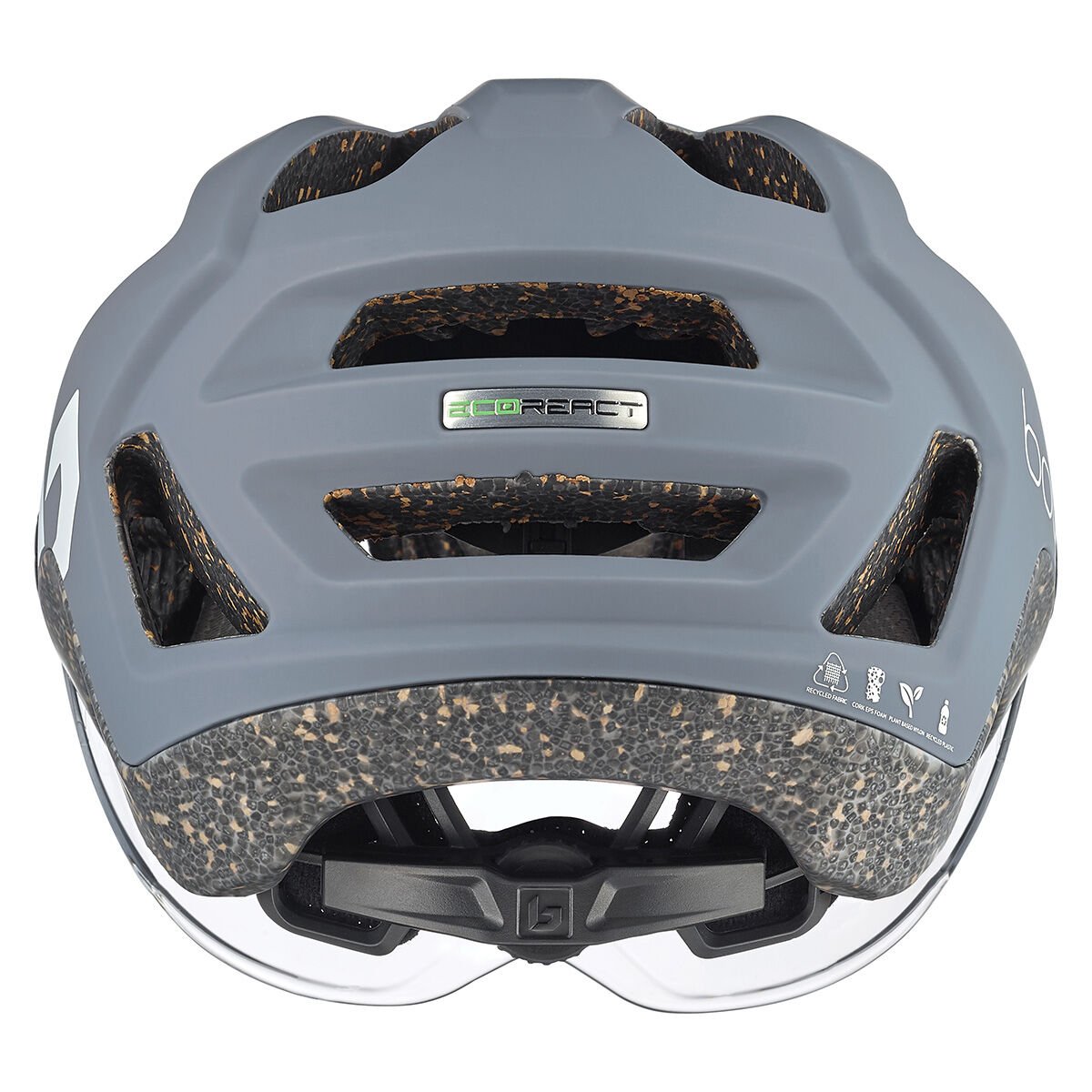 Bollé REACT VISOR Bike Helmets Cool Grey Matte | 045673-NBD