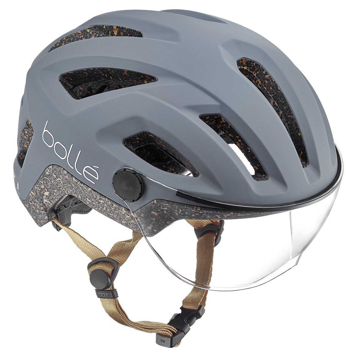 Bollé REACT VISOR Bike Helmets Cool Grey Matte | 045673-NBD