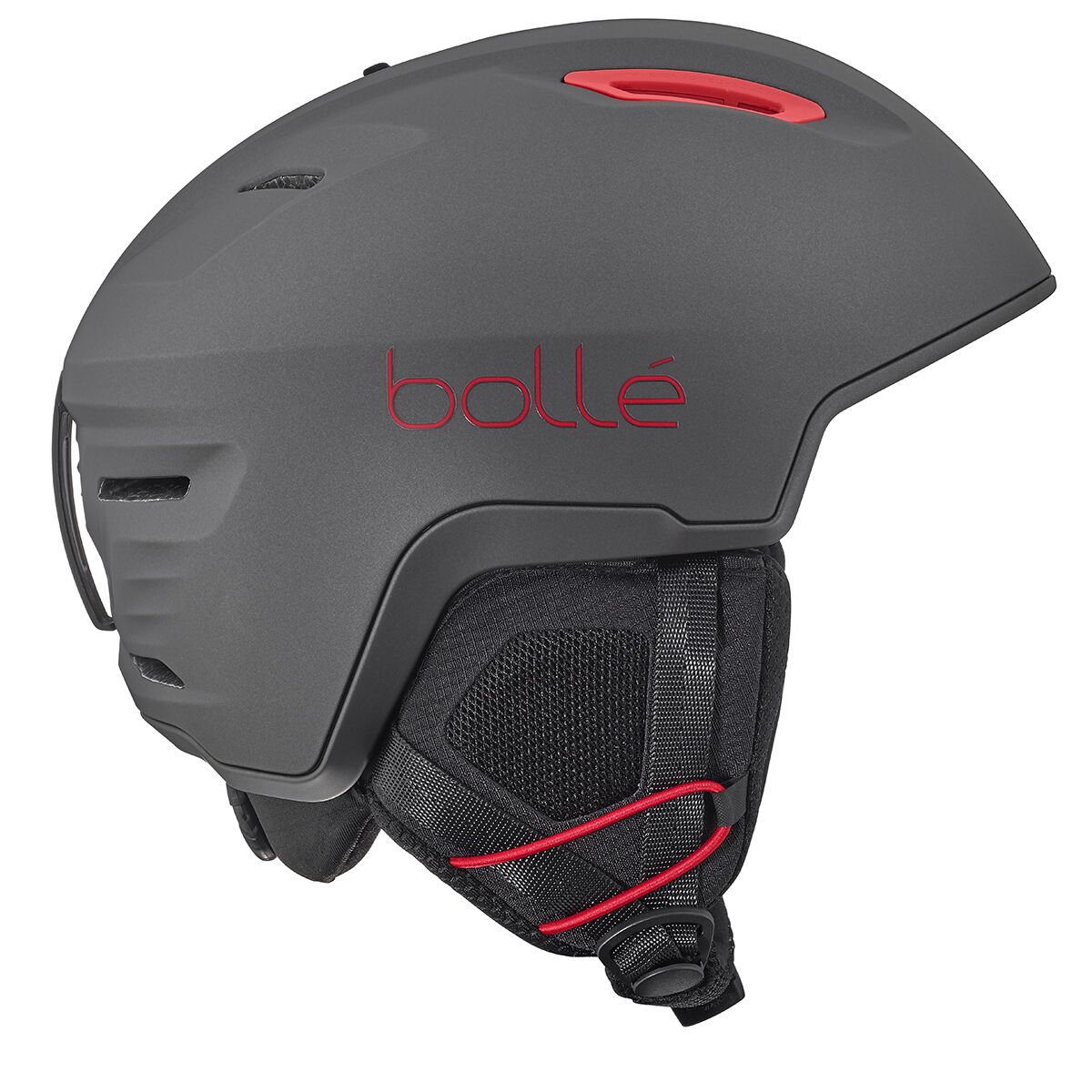 Bollé RYFT YOUTH Ski Helmets Titanium Red Matte | 594270-FKV