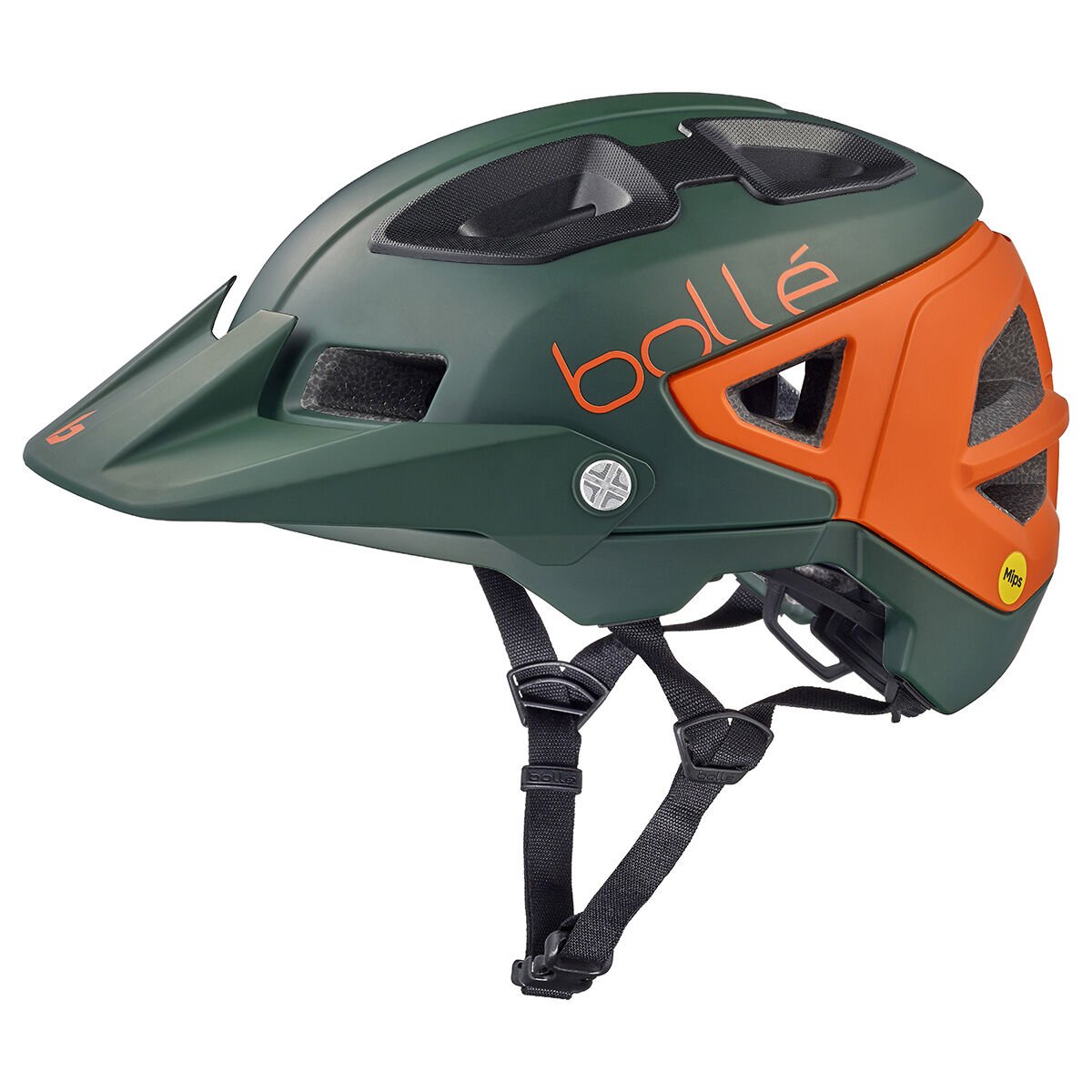 Bollé TRACKDOWN MIPS Bike Helmets Green Orange | 964081-NTP