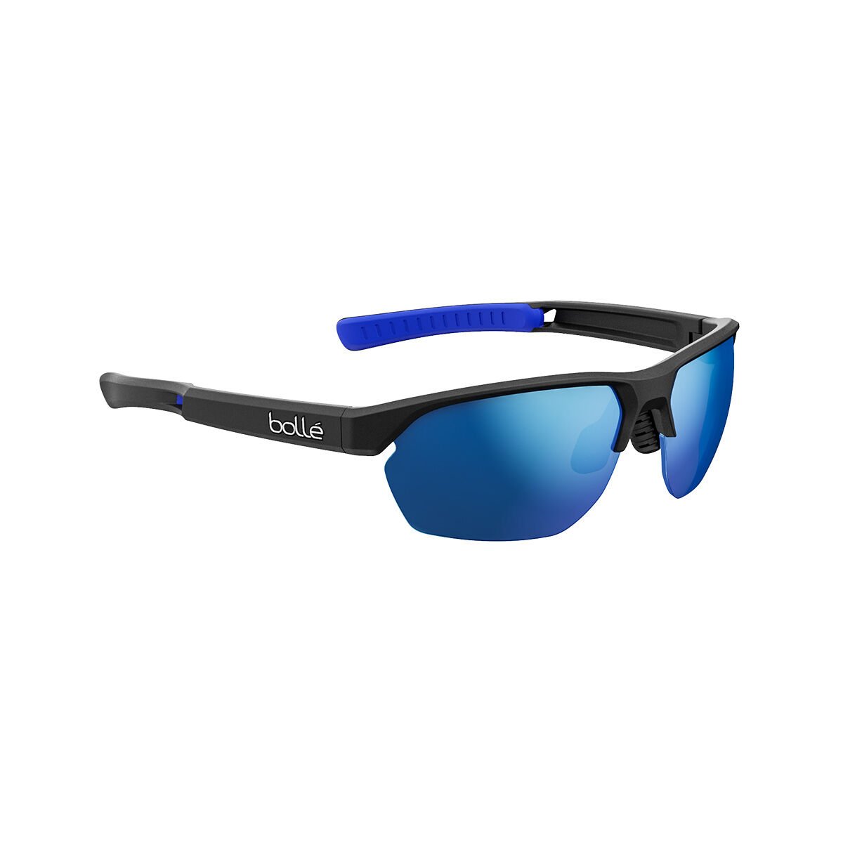 Bollé VICTUS Sport Sunglasses Black Matte Blue | 458093-XDR