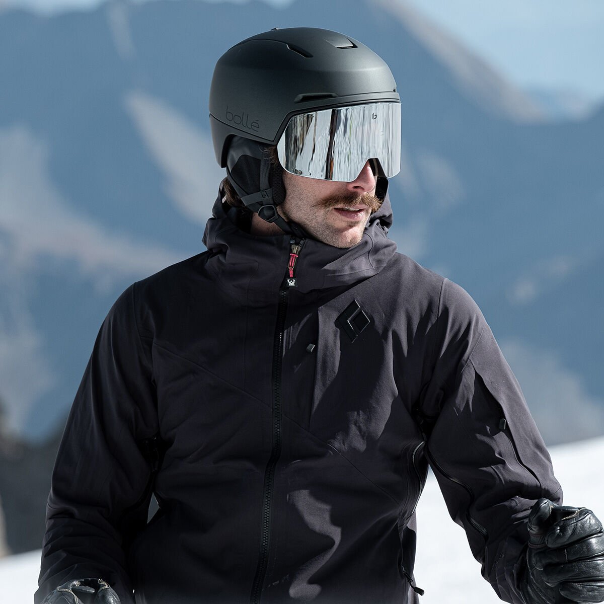 Bollé X-FUSION PURE Ski Helmets Forest Black Matte | 859071-LSZ