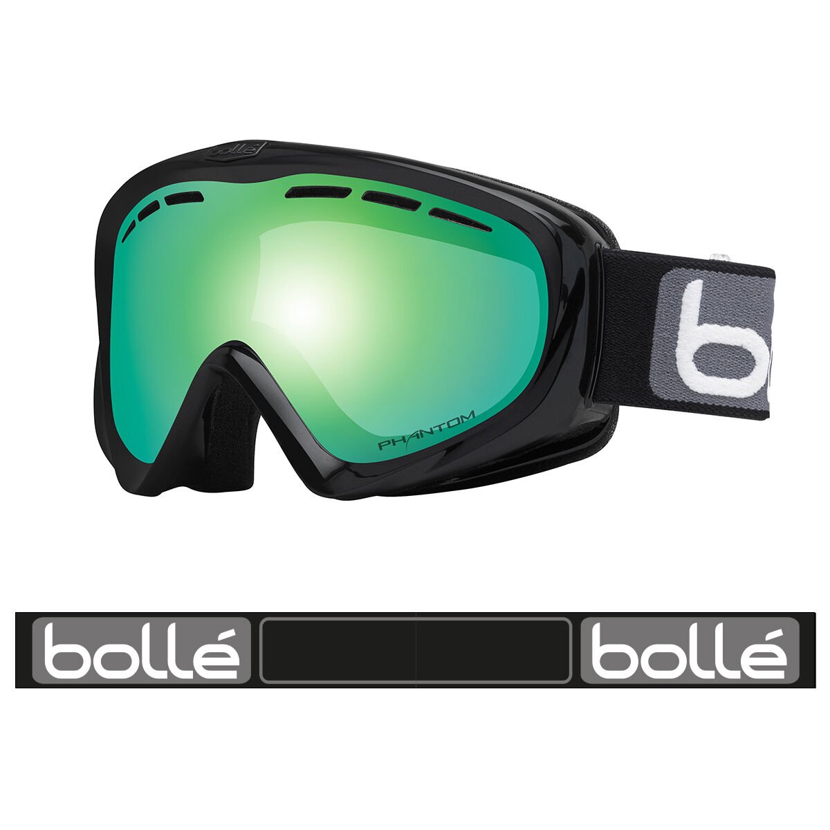 Bollé Y6 OTG Ski Goggles Black Matte | 653097-LZA