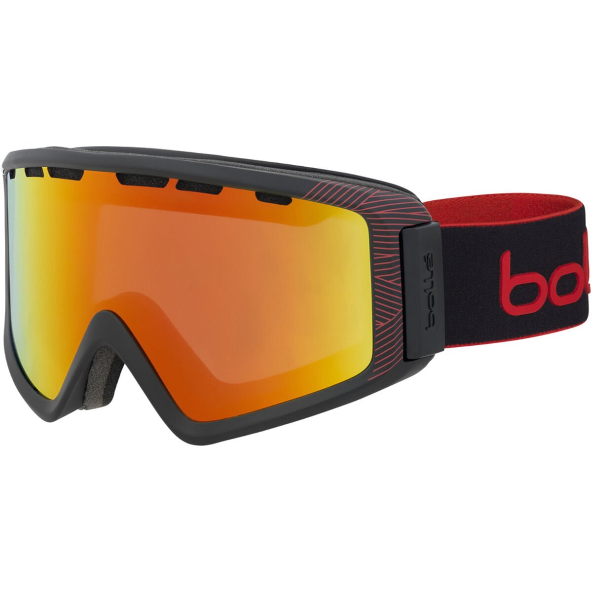 Bollé Z5 OTG Ski Goggles MATTE BLACK & RED | 634598-CKZ